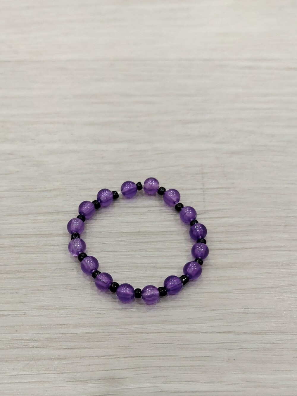 Cute Purple And Black Bracelet